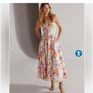 NWT Favorite Daughter Floral Halter Midi Dress